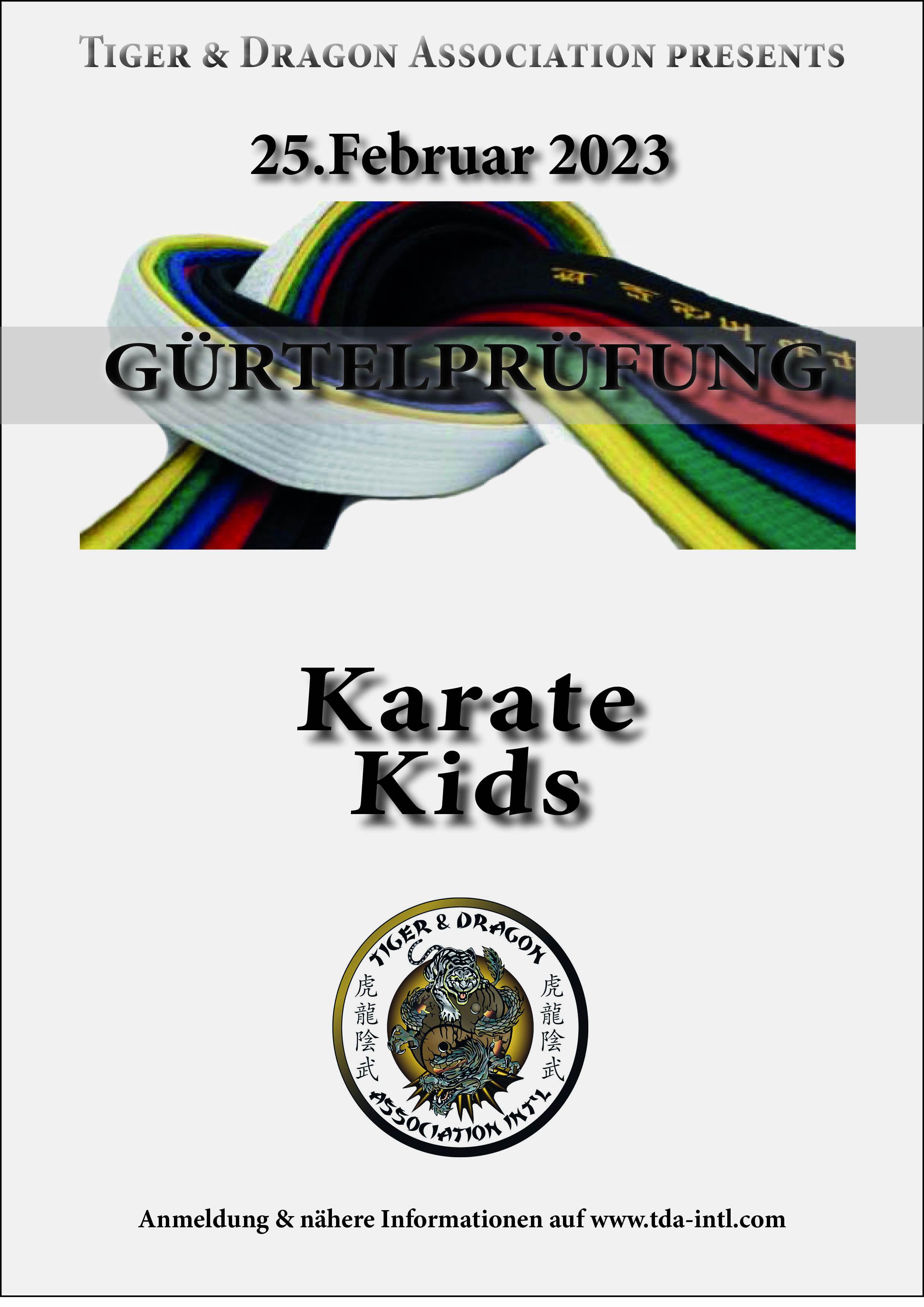 Gürtelprüfung Karate Kinder